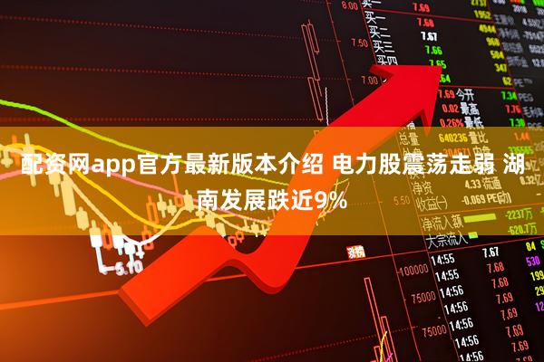 配资网app官方最新版本介绍 电力股震荡走弱 湖南发展跌近9%